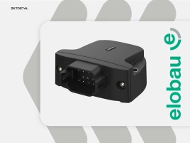Датчик наклона, 8-контактный, горизонтальный. 1x24V (NC) X1/X3±5°, Y1/Y3±10°0s elobau N4AD0A1AAK002